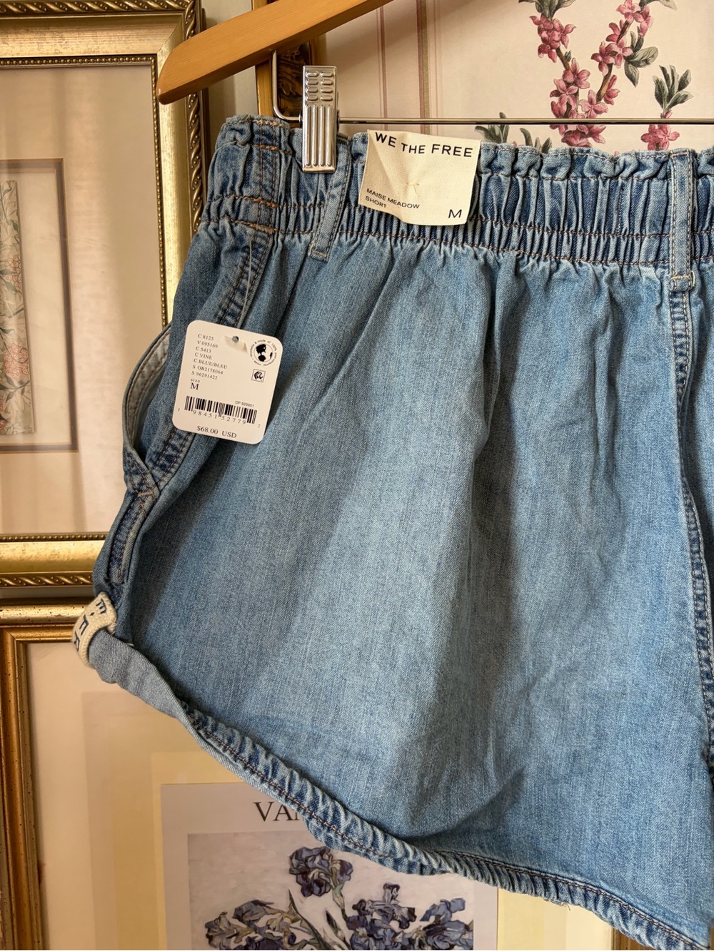 NWT Free People We The Free Masie Meadow Pull-On Shorts Medium - Picture 8 of 11